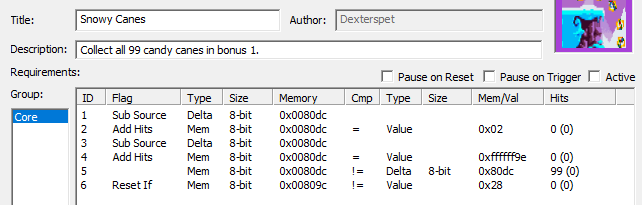 Complete achievement logic with edge case handling in editor